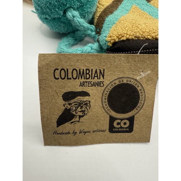Wayuu Authentic Columbian Artisan~Evil Eye Bag NEW W/TAG Hand Made, Tapestry - Picture 6 of 6
